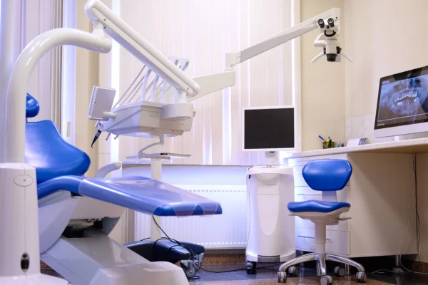 Concept interior new modern dental clinic office dental equipment